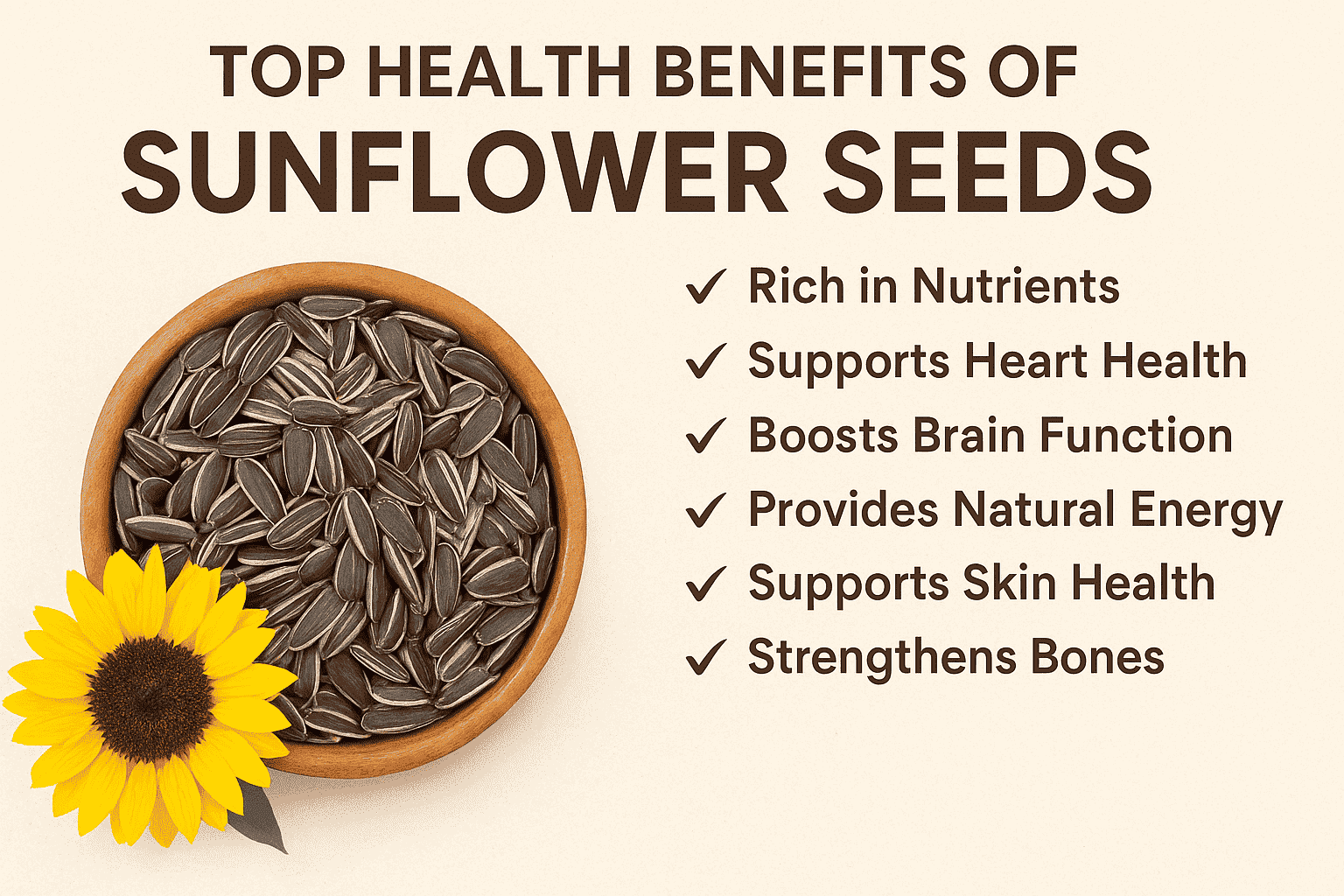 Benefits of sunflower seeds