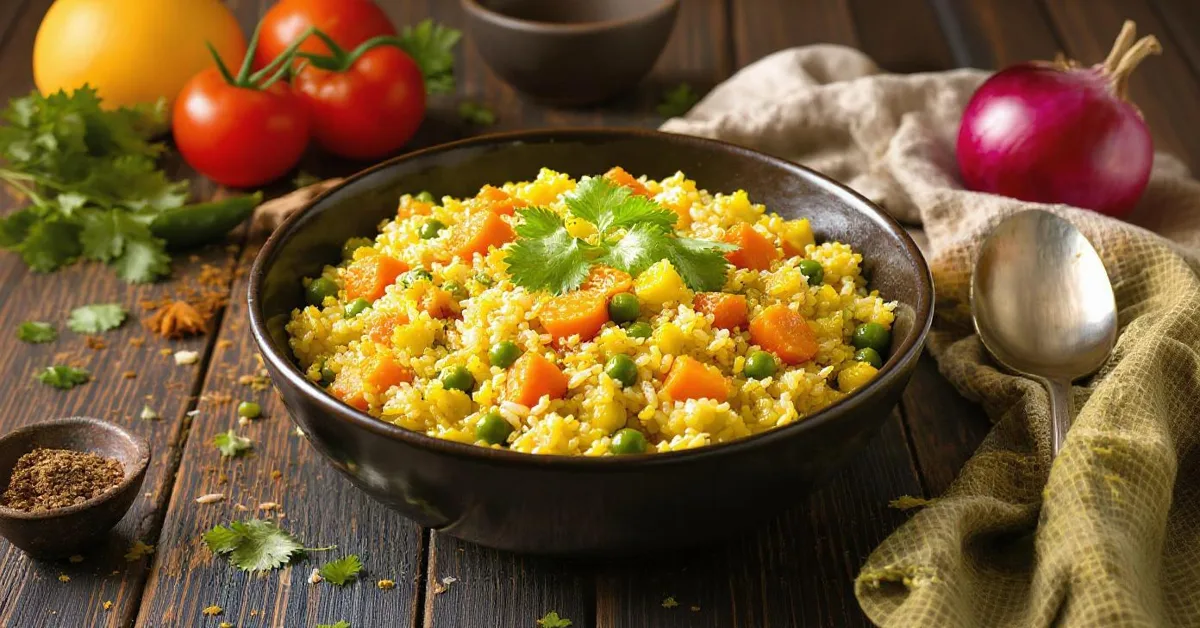 Healthy Brown Rice Khichdi Recipe with Vegetables – Indian Comfort Food
