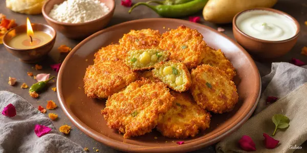 Singhare ke Pakode Farali fasting snack