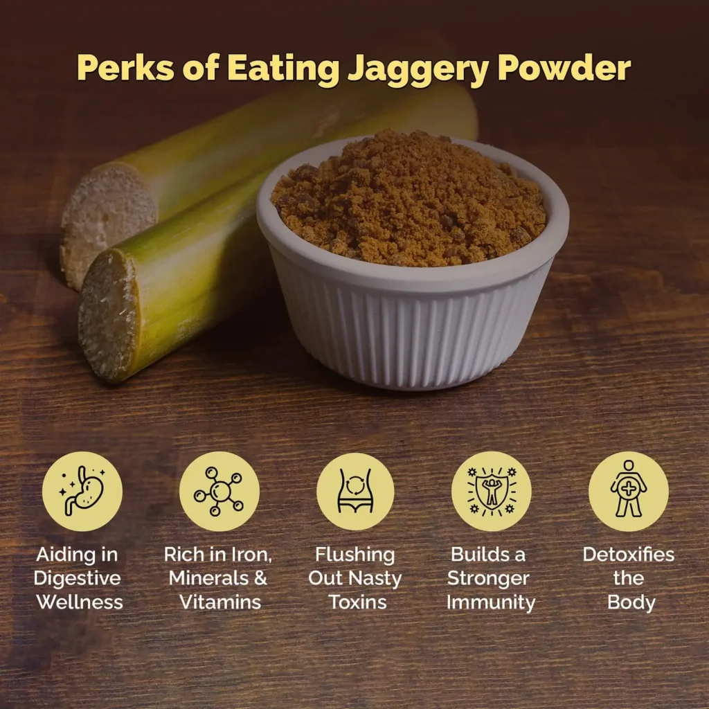 Perks of eating jaggery powder daily for health benefits and natural energy