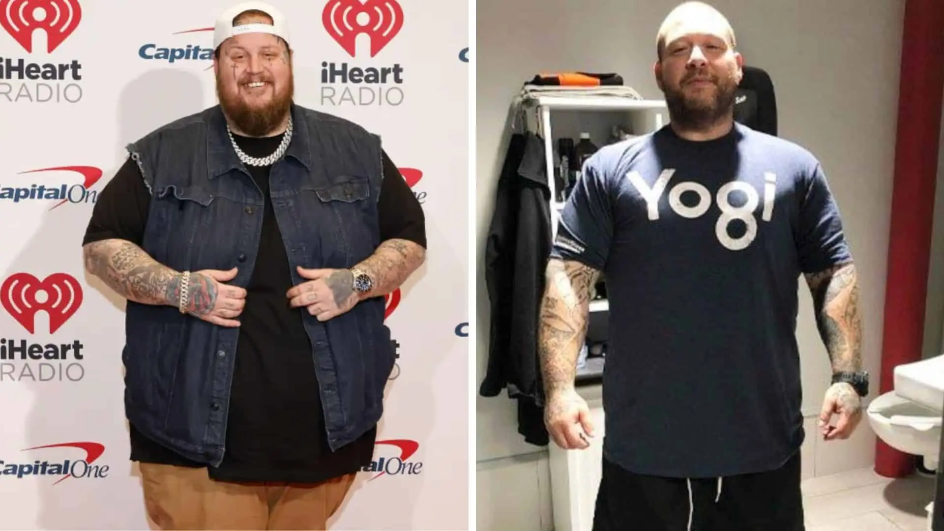 Jelly Roll before and after his 200-pound weight loss transformation