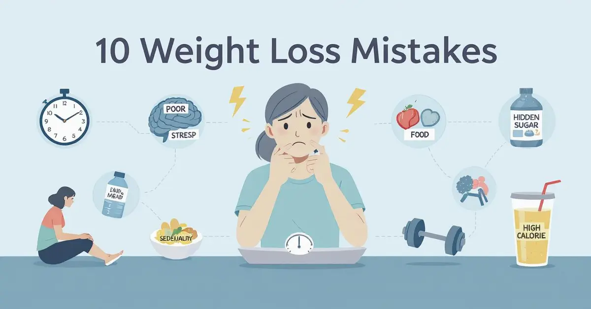 Not losing weight despite diet and exercise – common mistakes