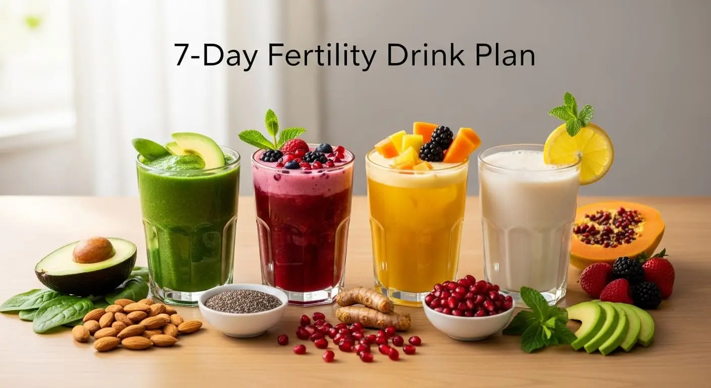 7-Day Fertility Drink Plan for Male Reproductive Health