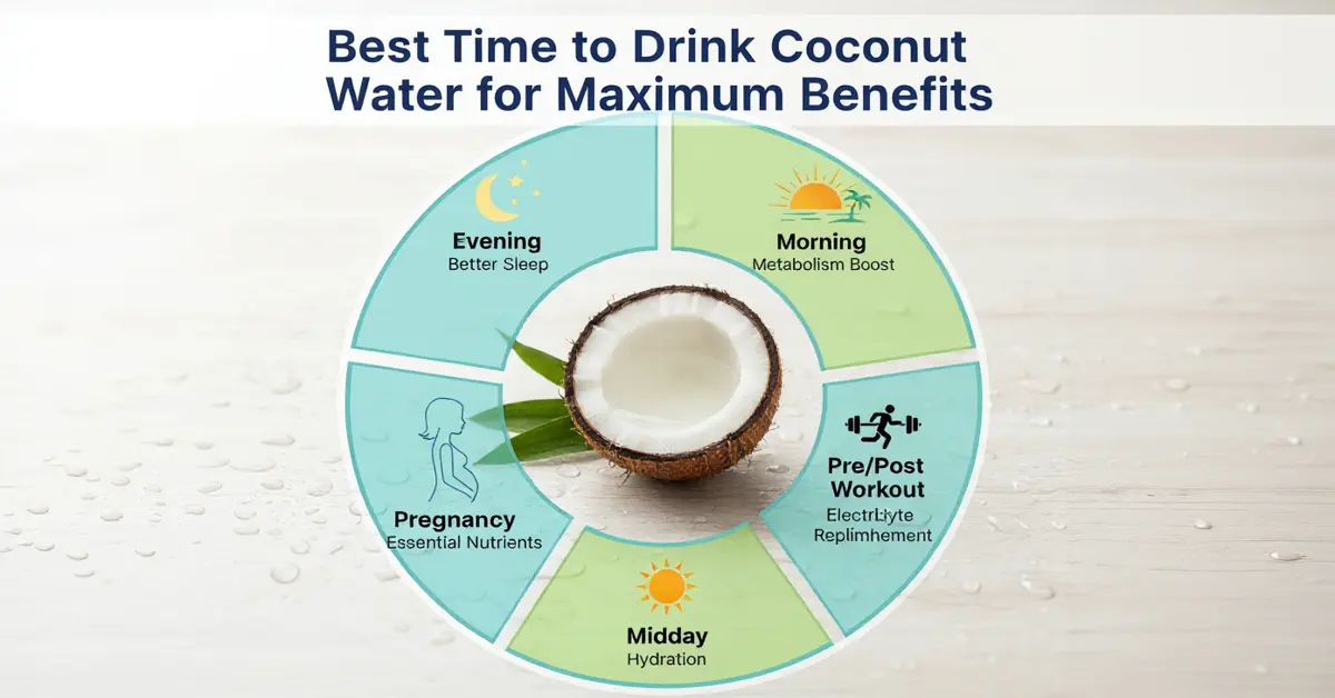 Best Time to Drink Coconut Water for Maximum Benefits