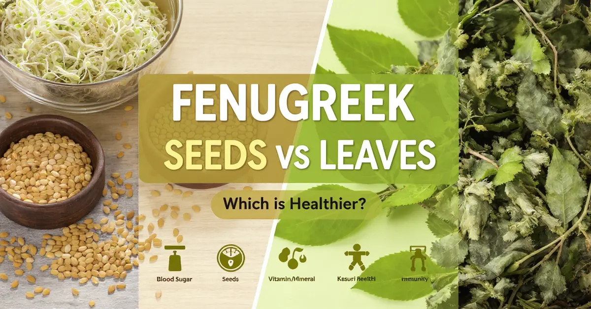 Fenugreek Seeds vs Fenugreek Leaves
