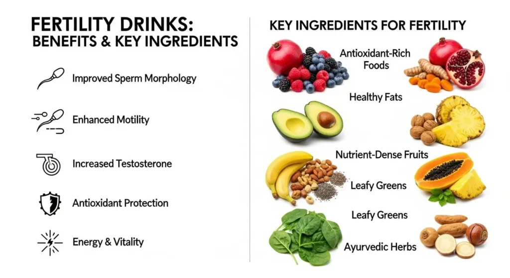 Fertility Drink Ingredients and Health Benefits