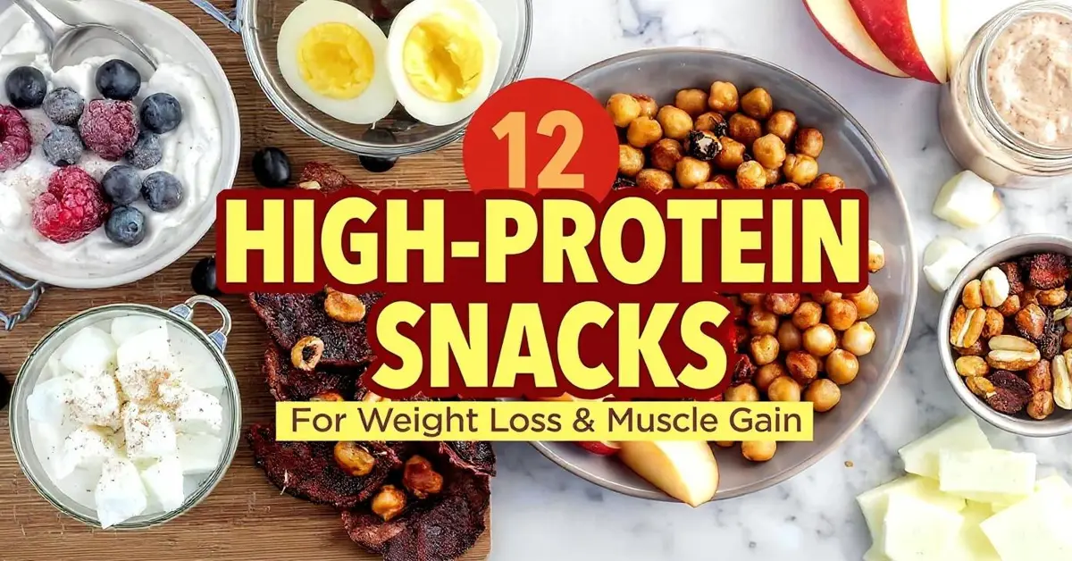 High-Protein Snacks for Weight Loss and Muscle Gain