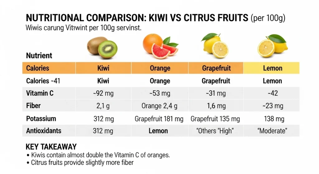Kiwi vs Other Citrus Fruits: Which Is Healthier?