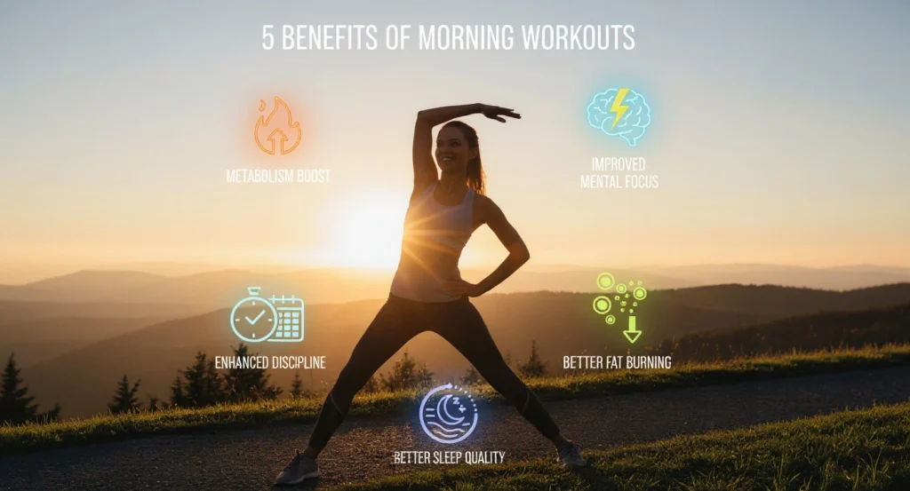 Benefits of Morning Workout for weight loss, focus, and better sleep