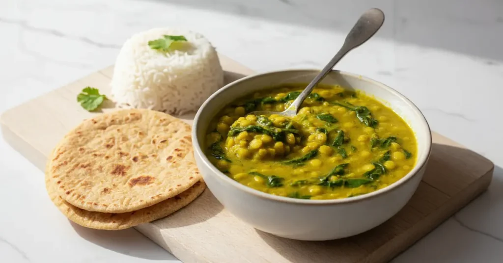 Palak Dal Recipe – Spinach with Moong Dal