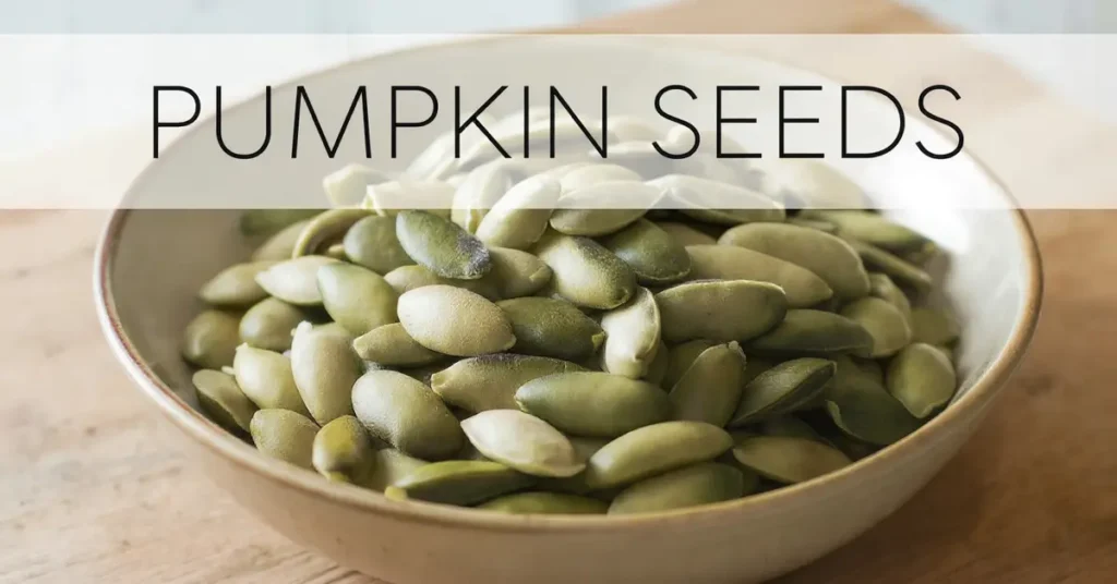 Handful of pumpkin seeds for male fertility and heart health
