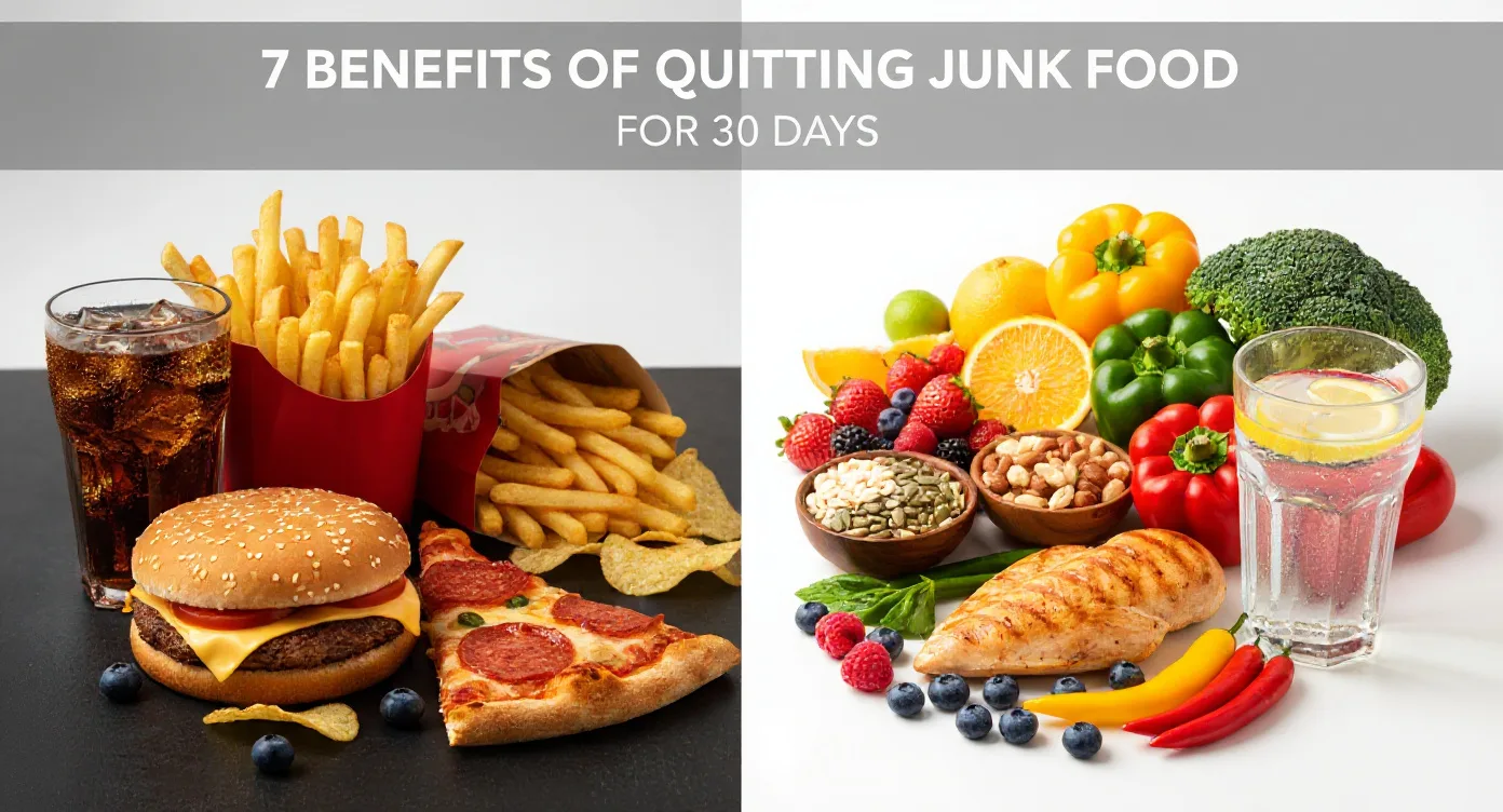Benefits of quitting junk food for 30 days challenge