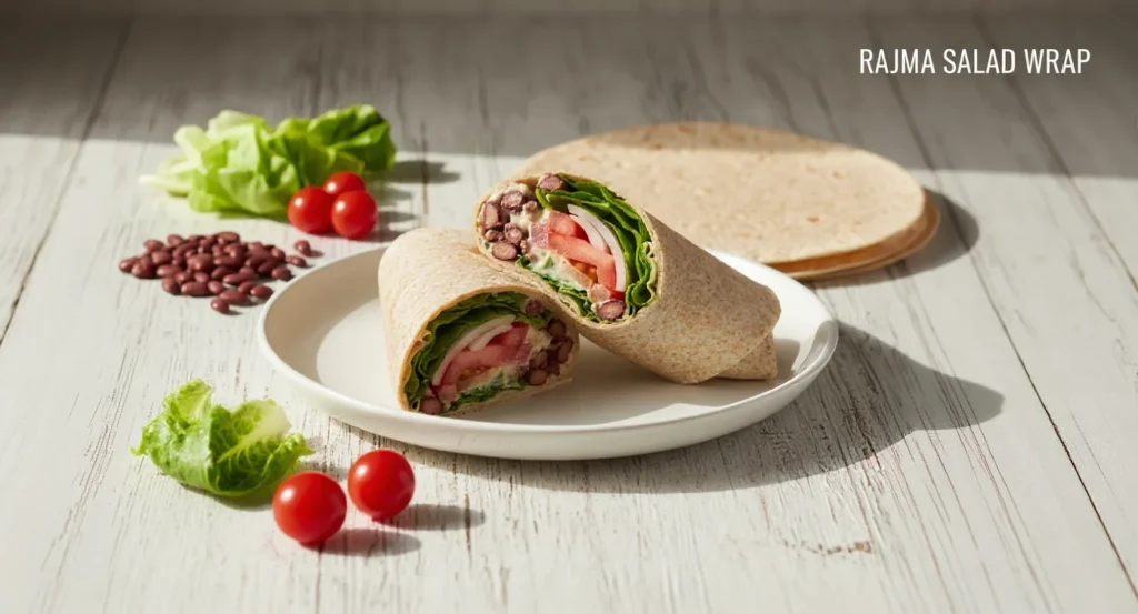 Rajma Salad Wrap Diet Recipe