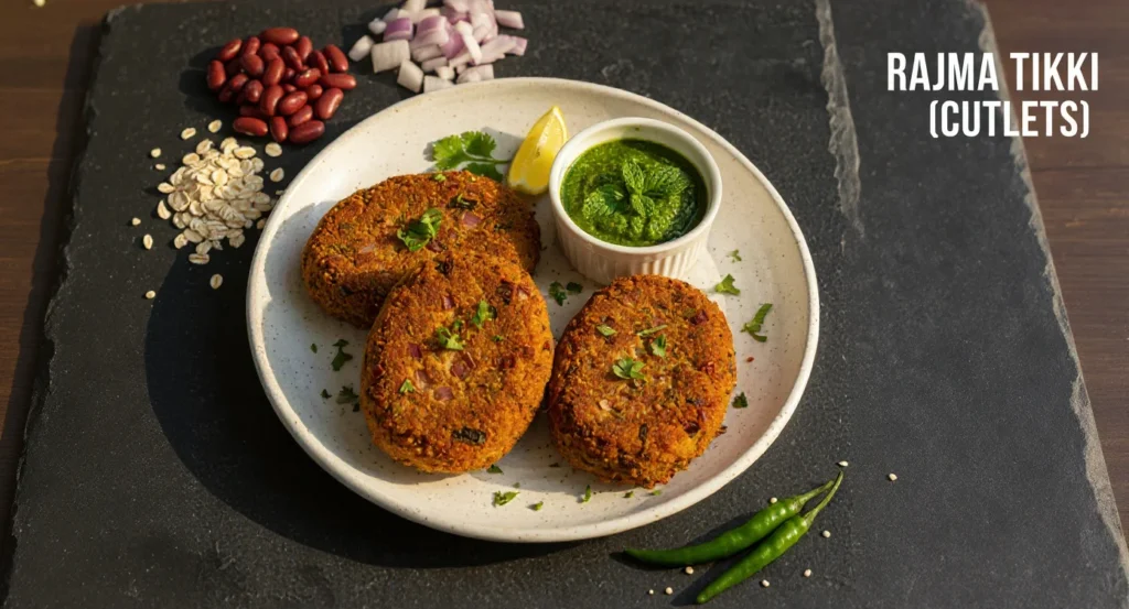 Rajma Tikki Healthy Snack Recipe