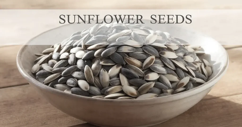 Sunflower seeds for male fertility and heart health