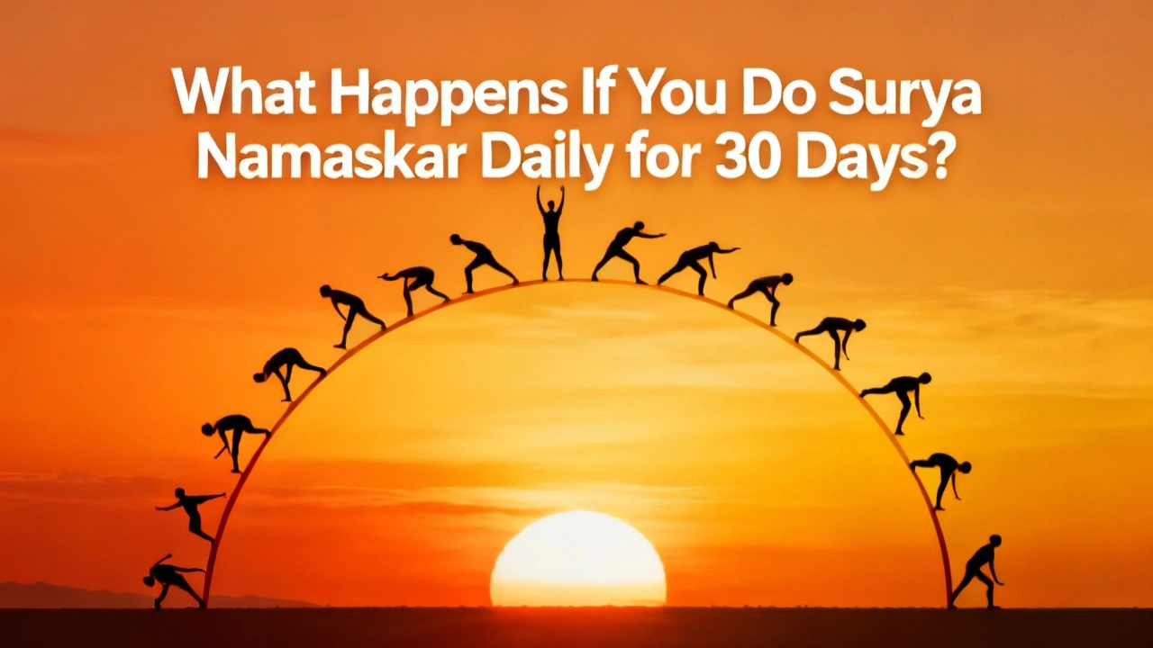 Surya Namaskar 30 Days Challenge Results – Daily Yoga Benefits