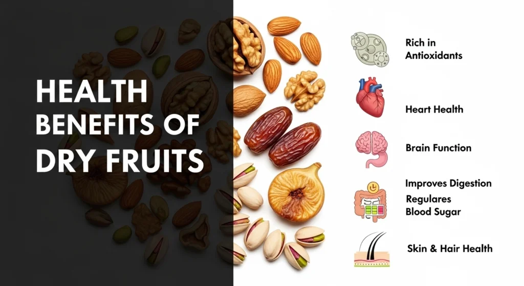 Health Benefits of Seasonal Dry Fruits