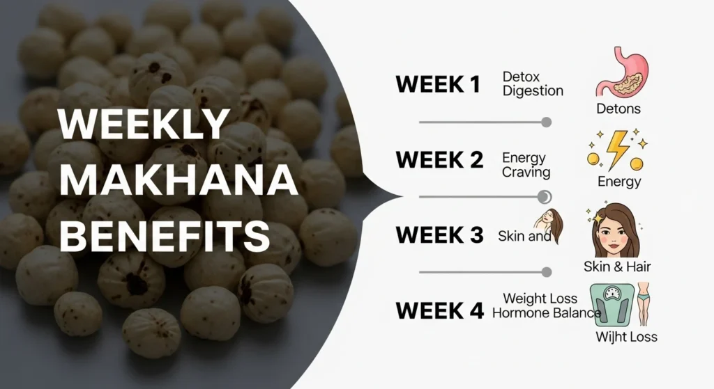 Weekly Benefits of Eating Makhana Daily