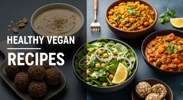 Healthy vegan recipes made with fresh Indian ingredients — colorful plant-based meals for everyday wellness.