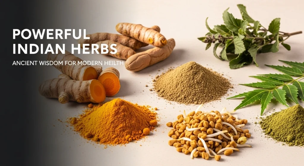 Daily herbal drink and meal preparation using Indian herbs