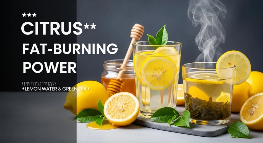 Lemon water and green tea for weight loss