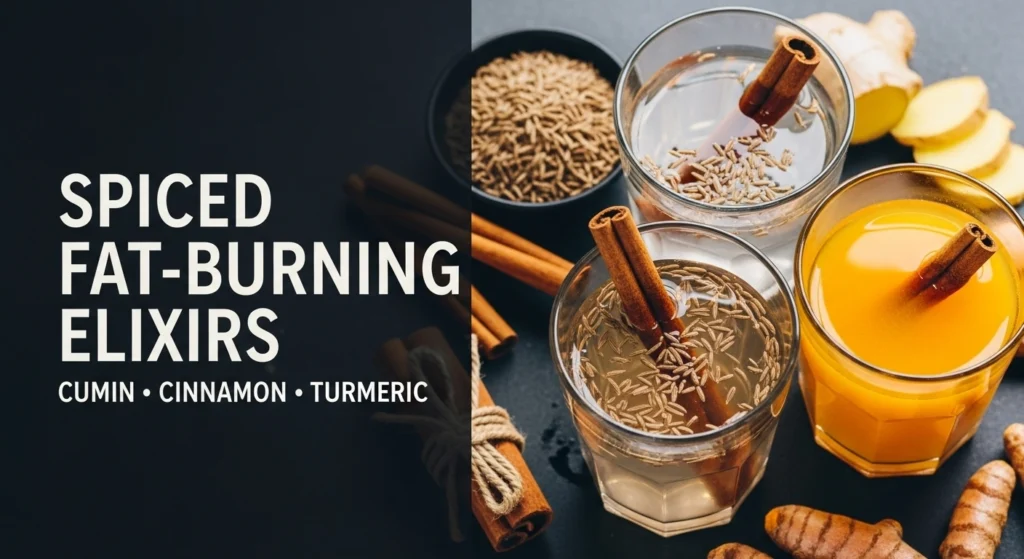 Spice infused drinks to reduce belly fat