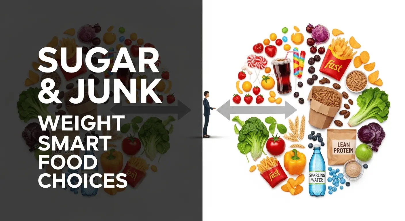 Smart eating habits to reduce sugar and junk food for better weight management