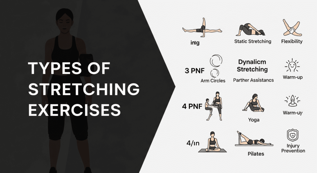 Different Types of Stretching Exercises for Flexibility and Strength
