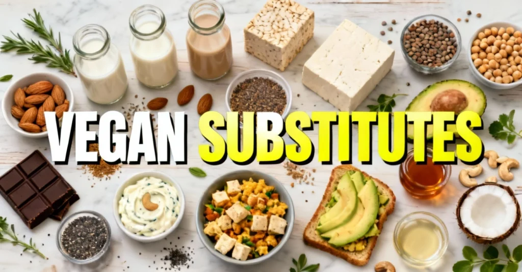 Healthy vegan substitutes for everyday cooking