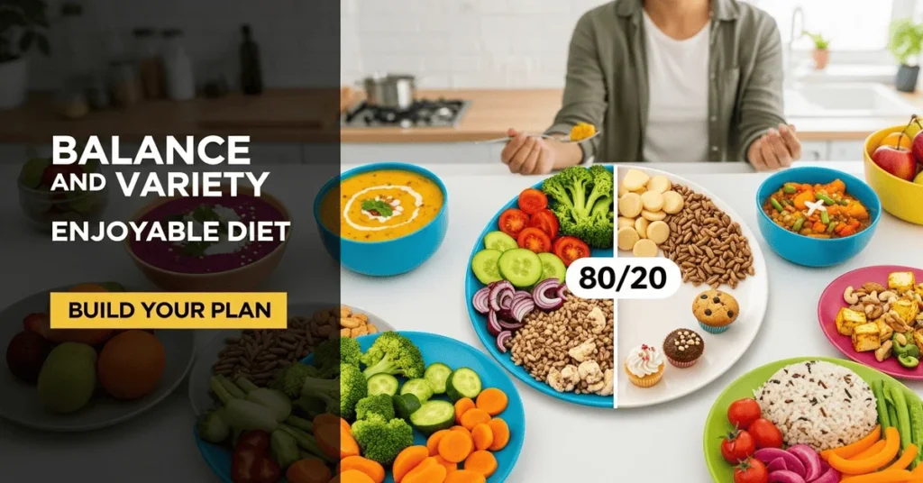 Balanced and varied diet for a healthier and more enjoyable lifestyle