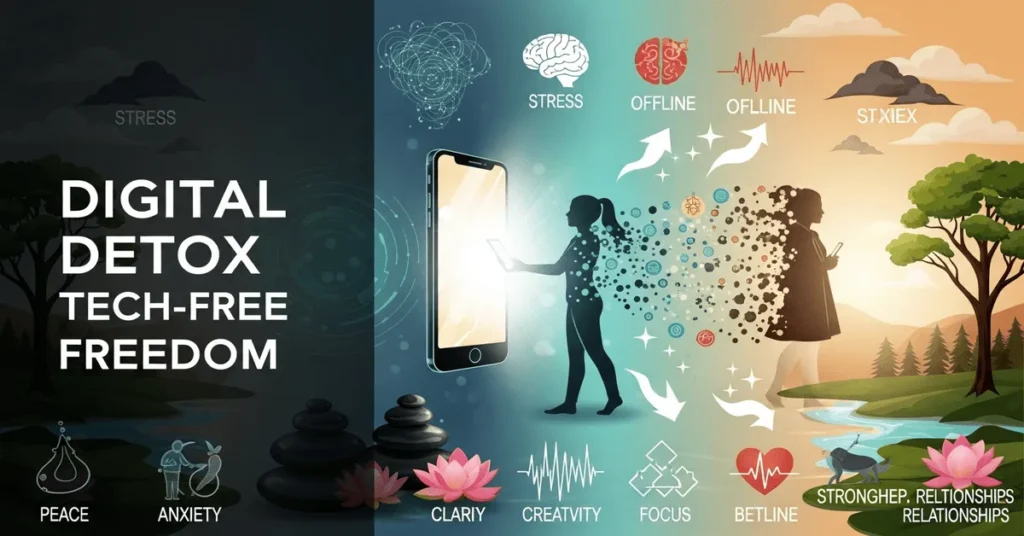Digital detox and tech-free freedom for mental clarity