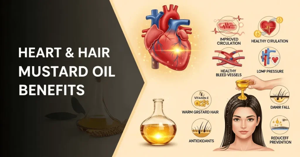 Mustard Oil Benefits for Heart and Hair Health