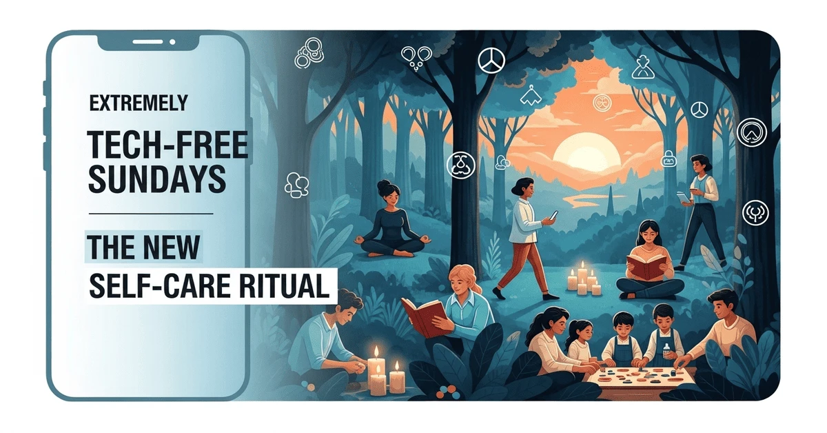 Tech-Free Sundays — the new self-care ritual for modern life