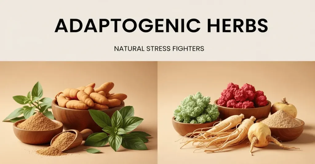 Adaptogenic herbs for stress reduction and energy balance