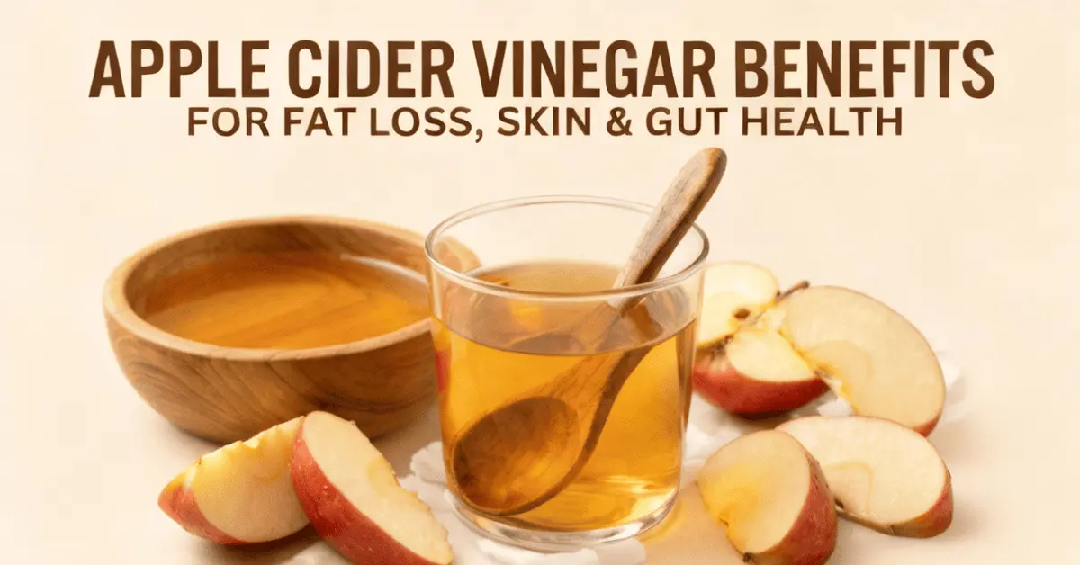 Apple Cider Vinegar Benefits for Fat Loss, Skin & Gut Health