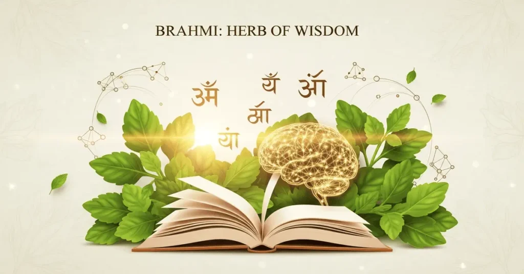 Brahmi herb benefits for wisdom, clarity, and memory support