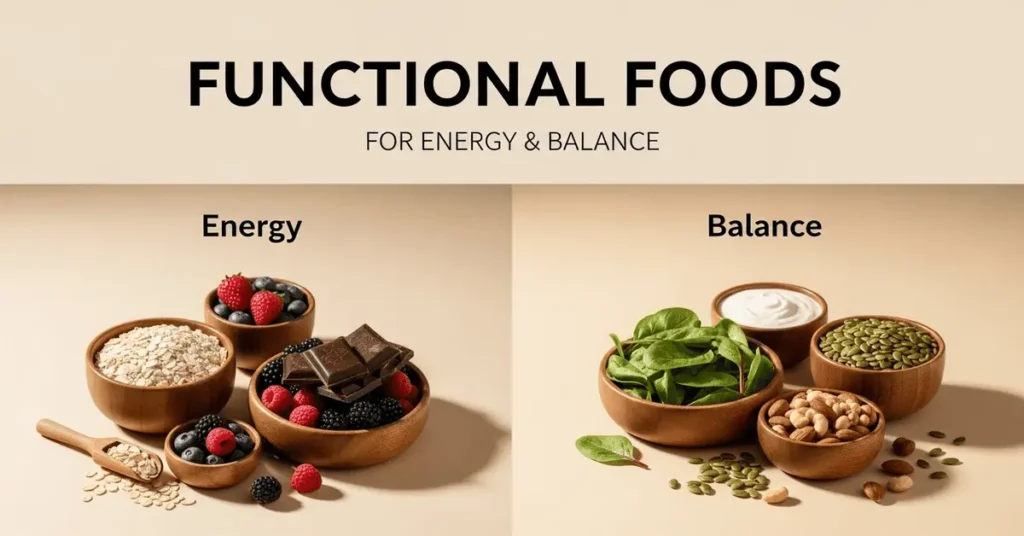Functional foods for boosting daily energy naturally