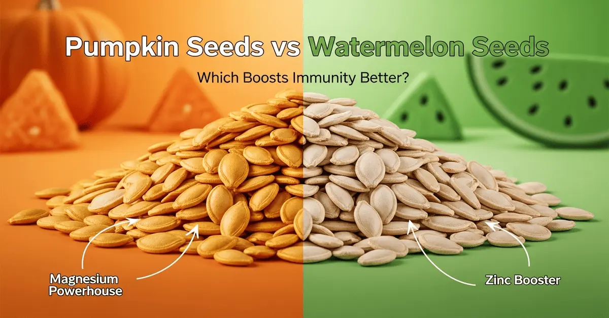 Pumpkin seeds vs watermelon seeds – which is better for immunity and overall health