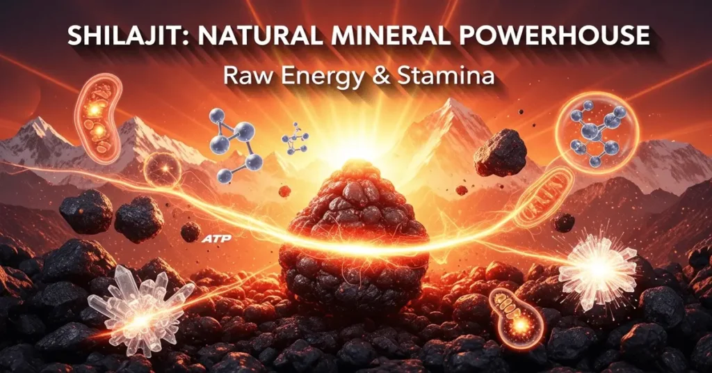 Shilajit natural mineral powerhouse for stamina, vitality, and energy