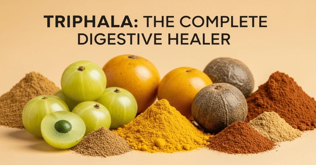 Triphala powder as a natural digestive healer