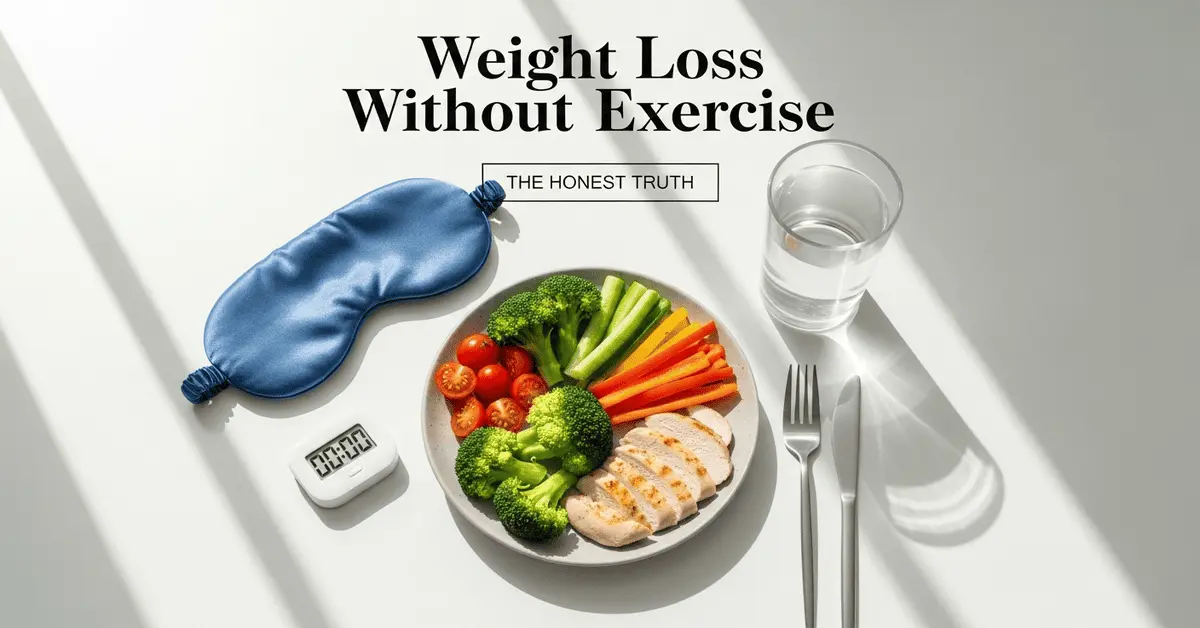 Can you lose weight without exercise – diet and lifestyle-based fat loss guide