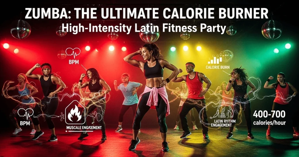 Zumba high-intensity workout benefits for fast calorie burn