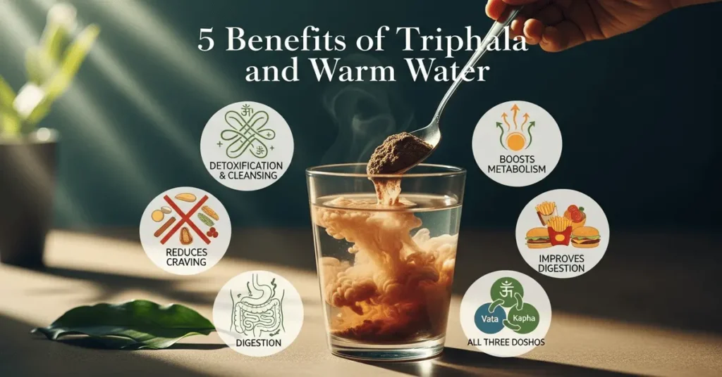 Health benefits of Triphala and warm water for fat loss and digestion