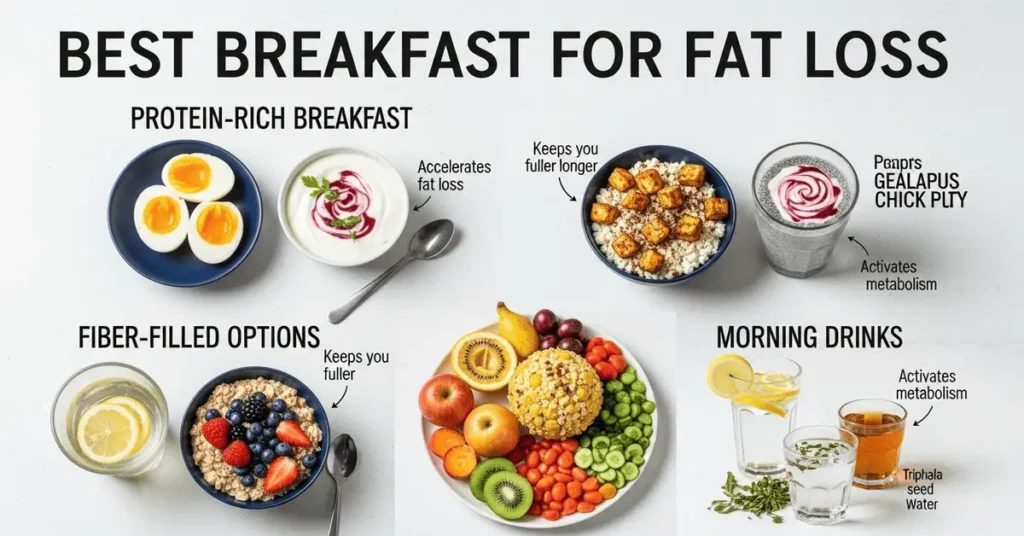 Healthy breakfast options for fat loss and metabolism boost