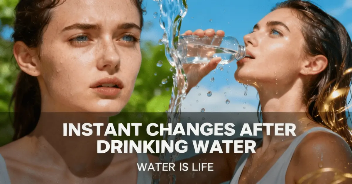You'll Notice Instant Changes After Drinking More Water