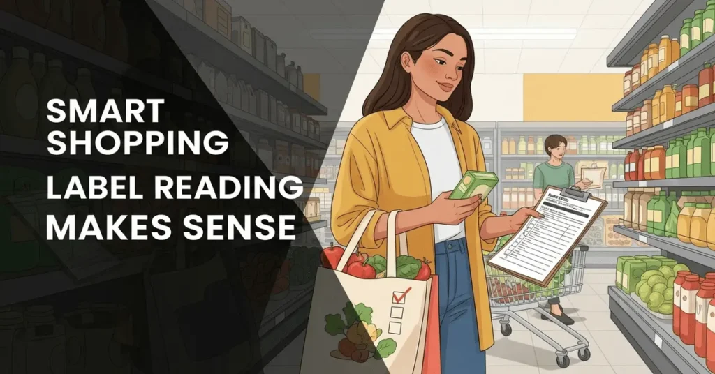 Smart shopping through food label reading and nutrition awareness